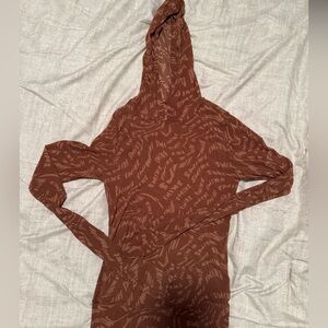 SKIMS sheer hoodie top